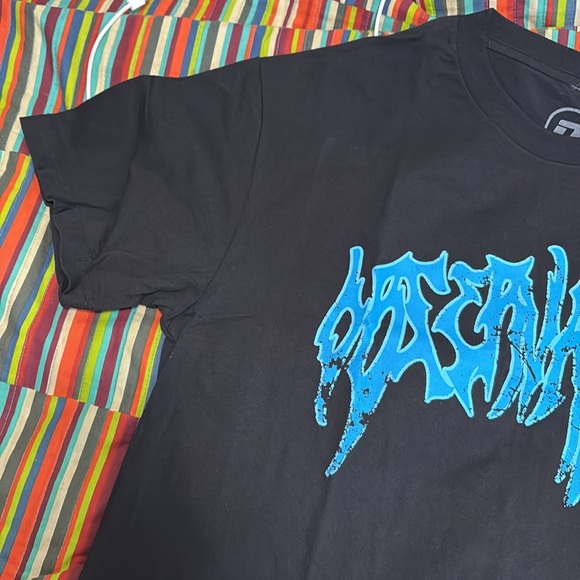 Blue green pink available Observance Graffiti T-double sided Size XL - NWT - Picture 5 of 12